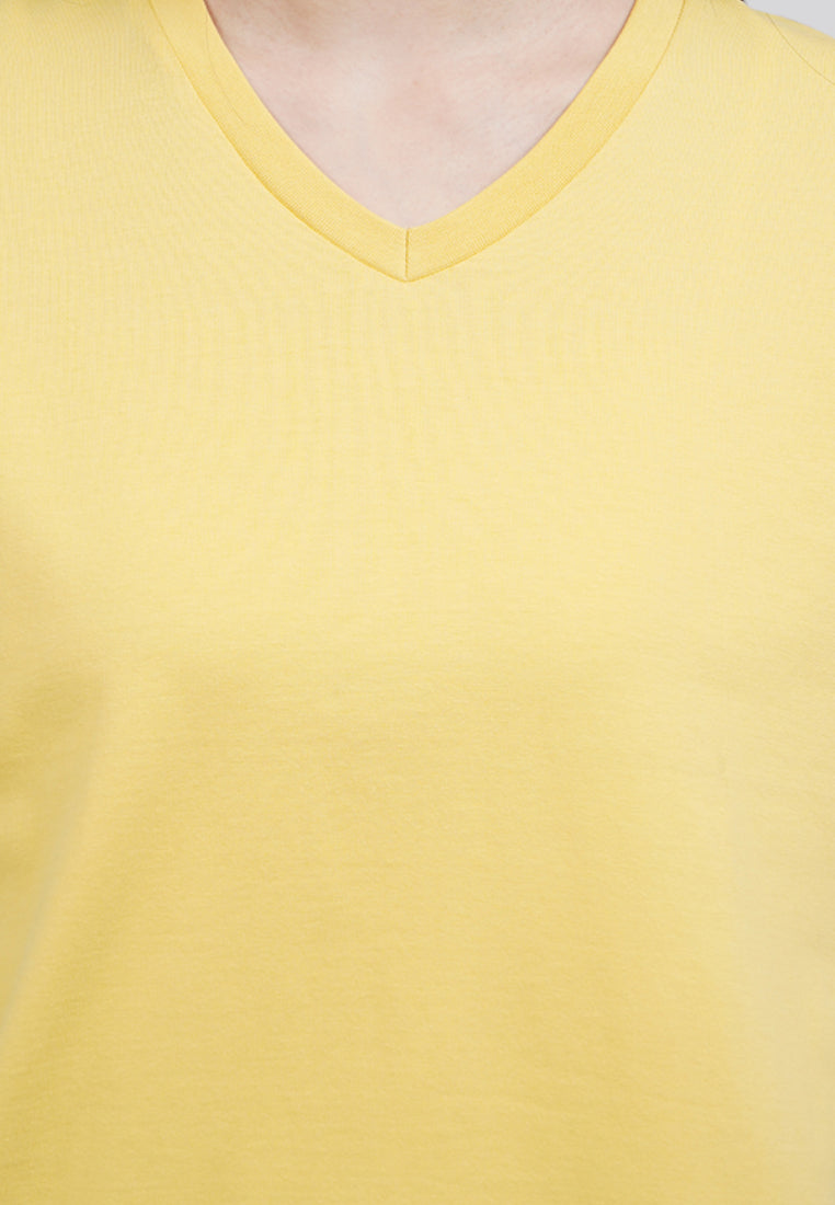 Basic V-Neck Cotton T-Shirt