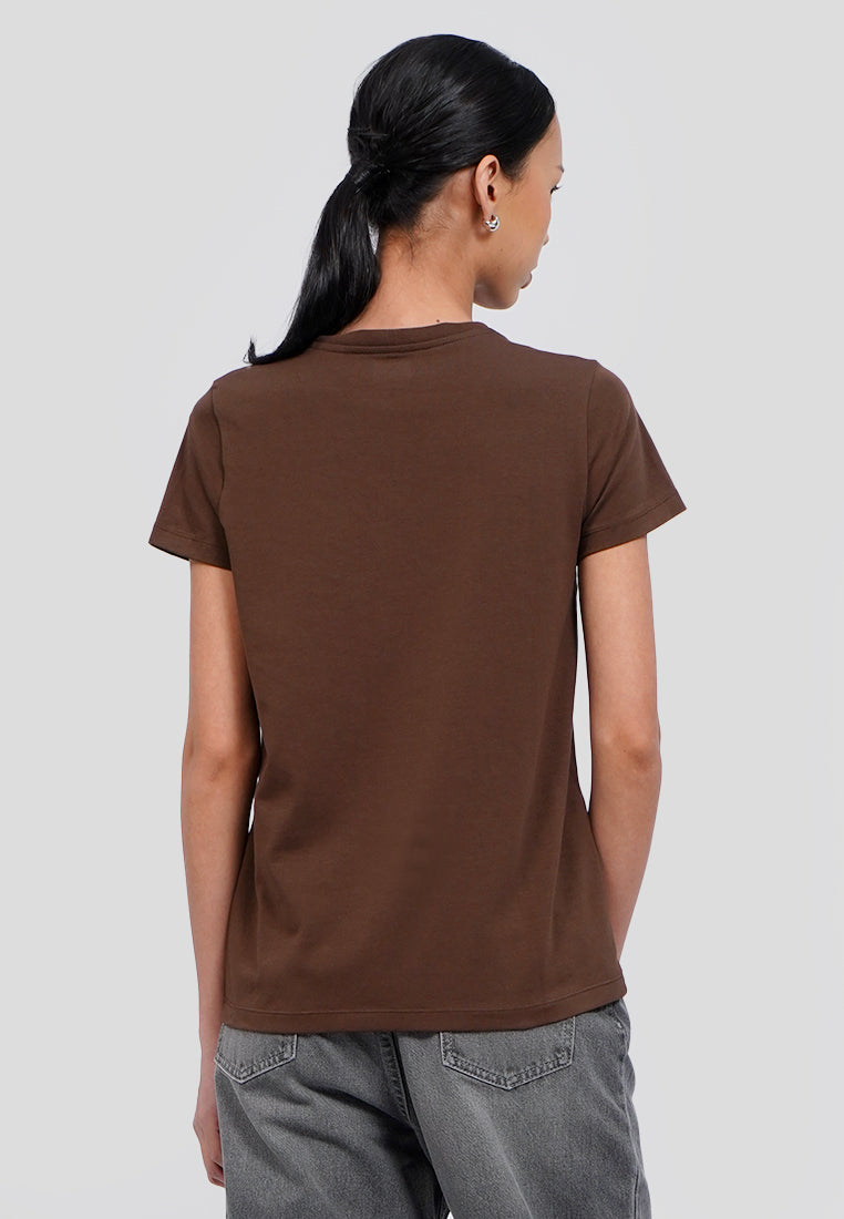 Basic V-Neck Cotton T-Shirt