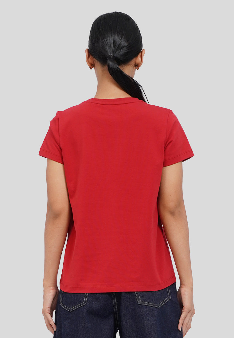 Basic Round Neck Cotton T-Shirt