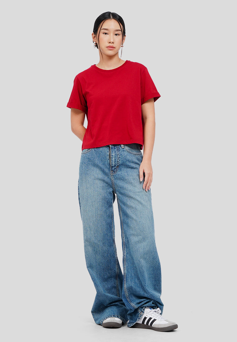 Basic Short Sleeve Boxy T-Shirt