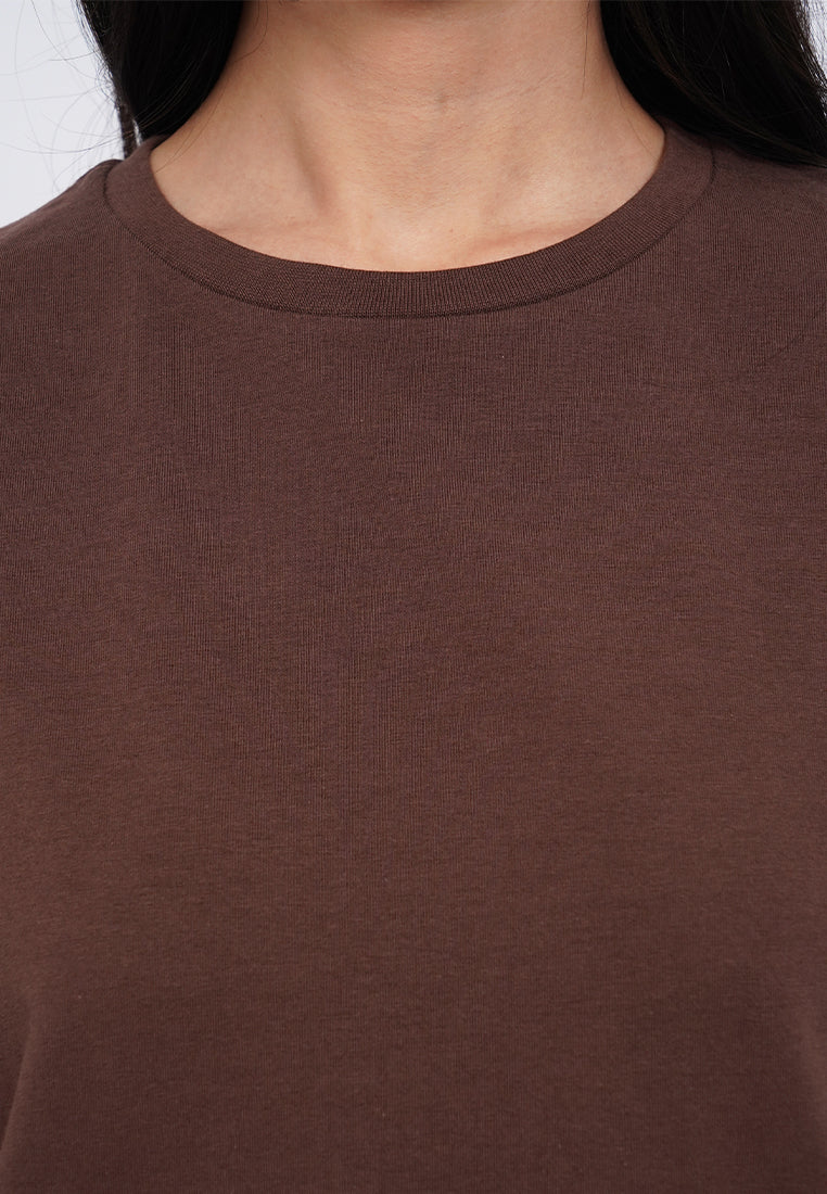 Basic Round Neck Cotton T-Shirt