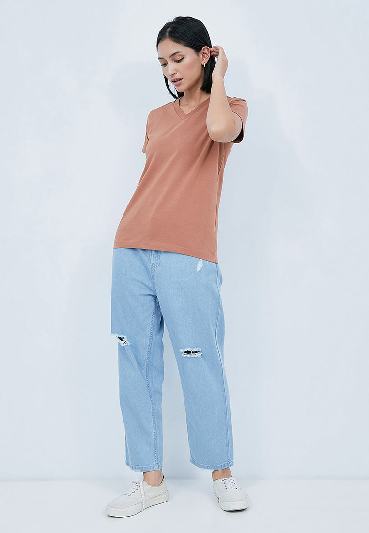 V-neck Basic T-shirt