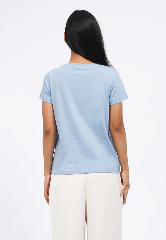 Basic Round Neck Cotton T-Shirt