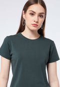 Regular Fit Round Neck T-shirt Emerald