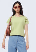 Basic Round Neck Cotton T-Shirt