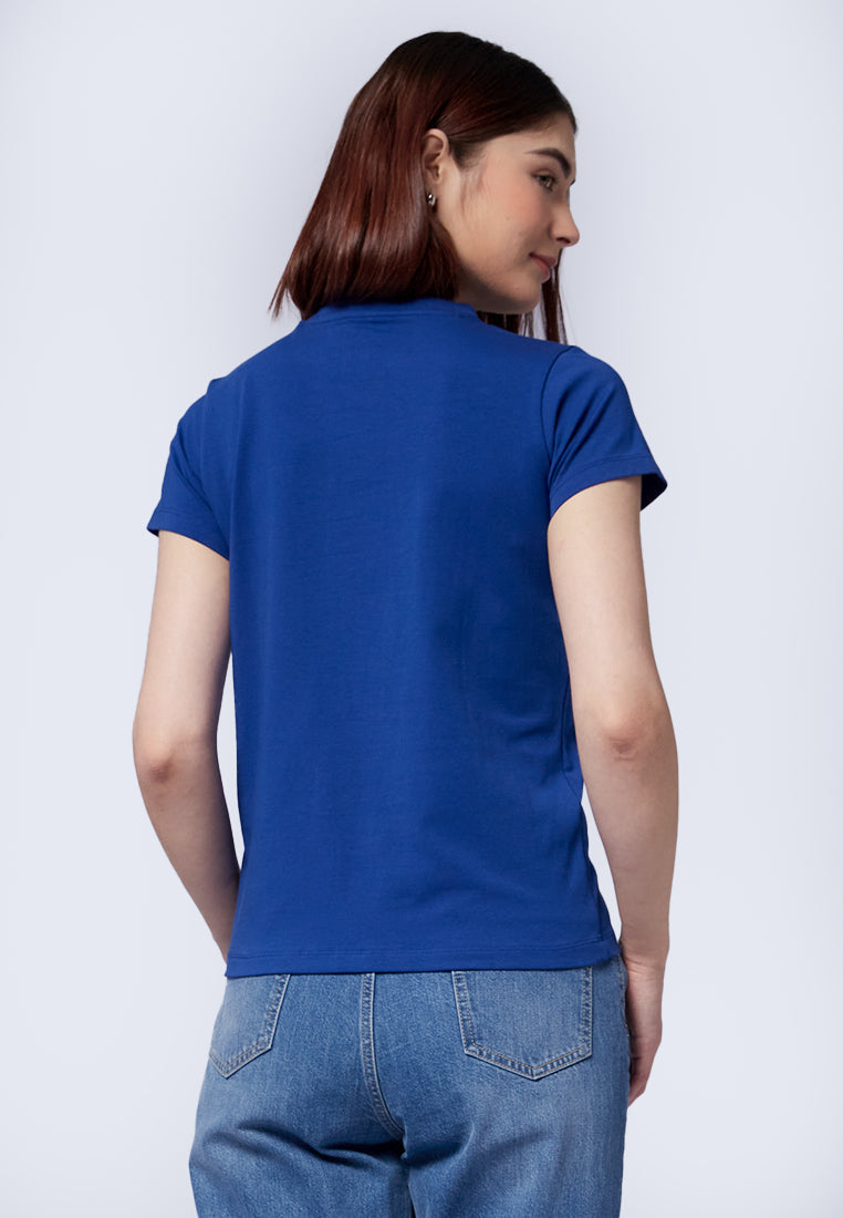 Basic V-Neck Cotton T-Shirt