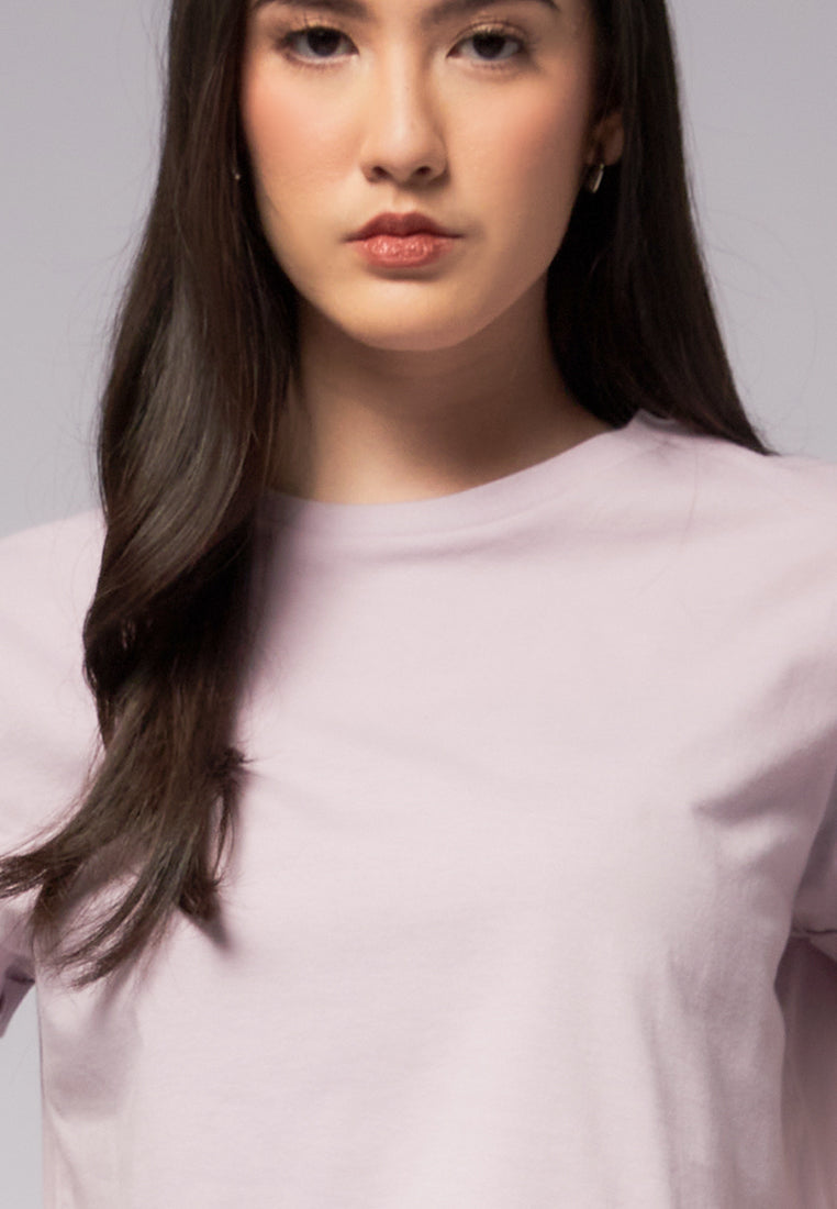 Basic Cropped Cotton T-Shirt