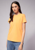 Basic Round Neck Cotton T-Shirt
