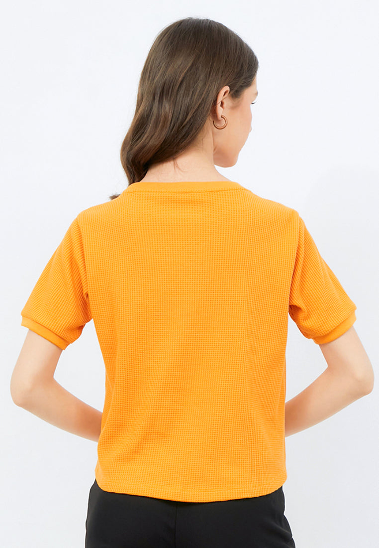 Regular Fit Waffle T-shirt