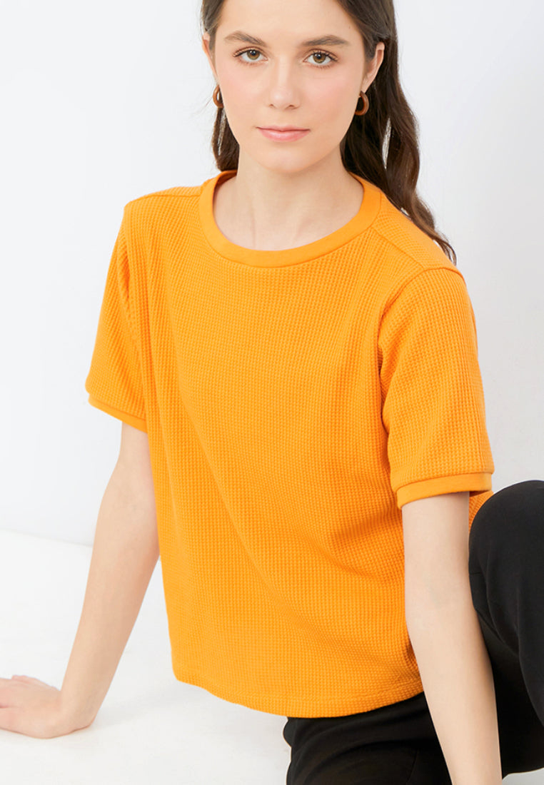 Regular Fit Waffle T-shirt
