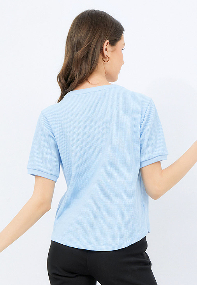 Regular Fit Waffle T-shirt