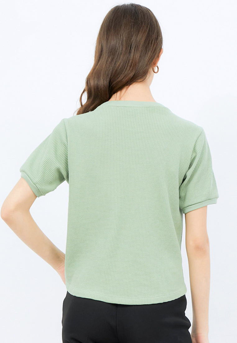 Regular Fit Waffle T-shirt