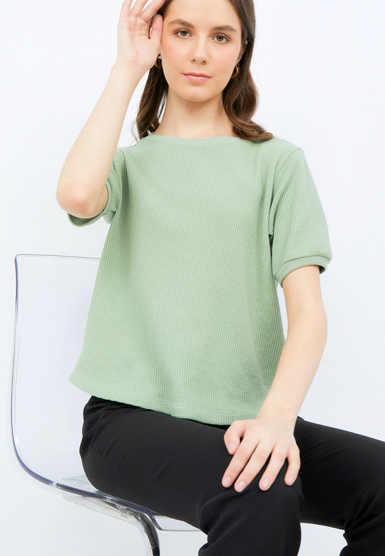 Regular Fit Waffle T-shirt