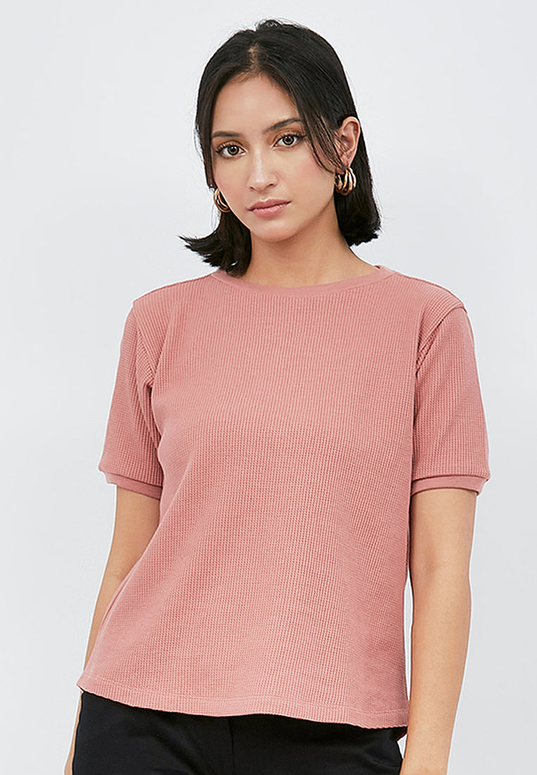 Short Sleeve Waffle T-shirt