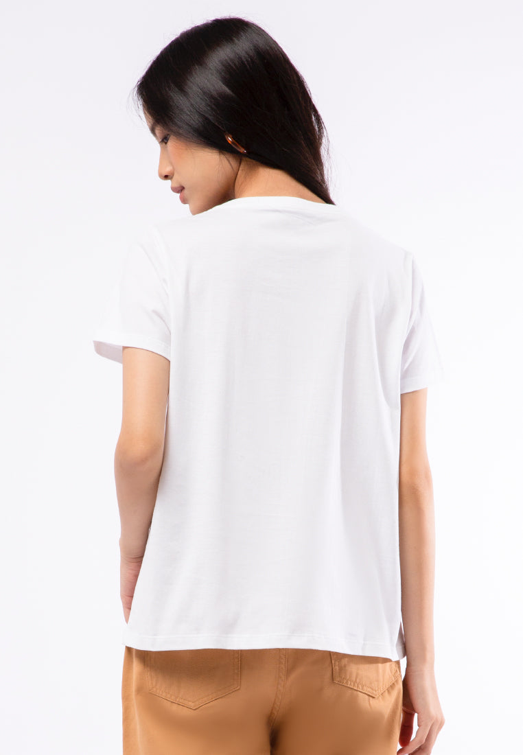 Embroidered Short Sleeve T-shirt