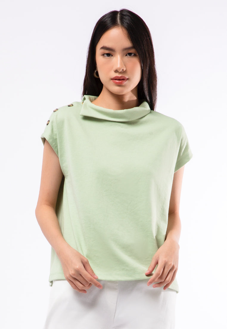 Mock Collar Top
