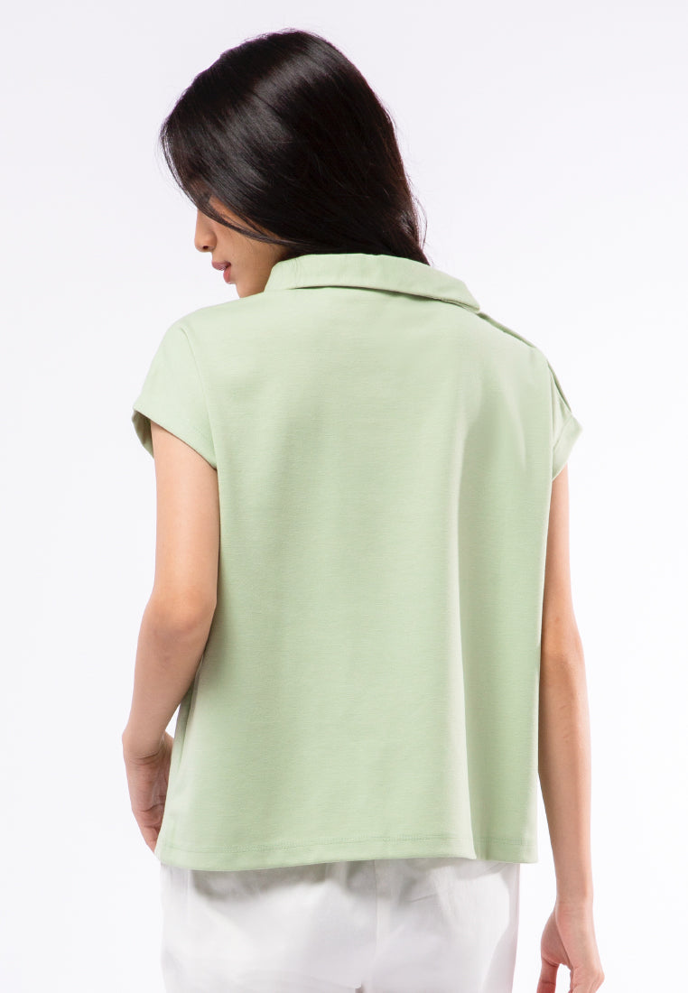 Mock Collar Top