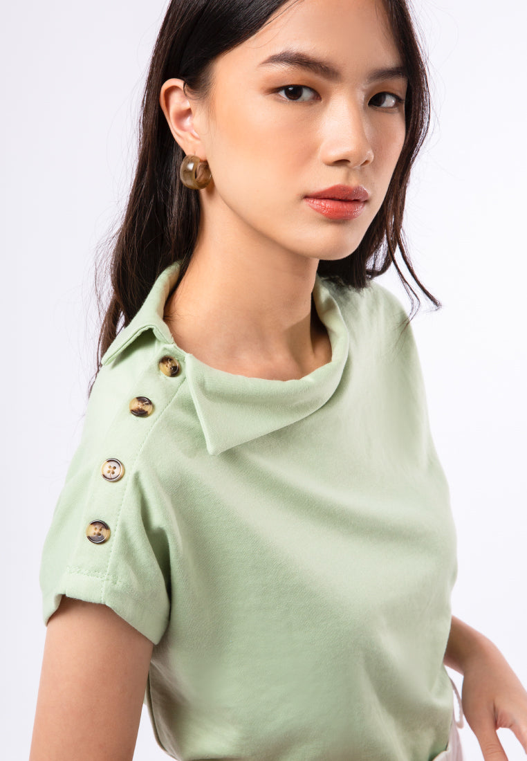Mock Collar Top