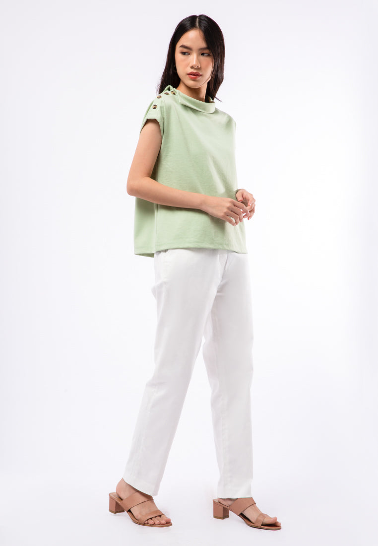 Mock Collar Top