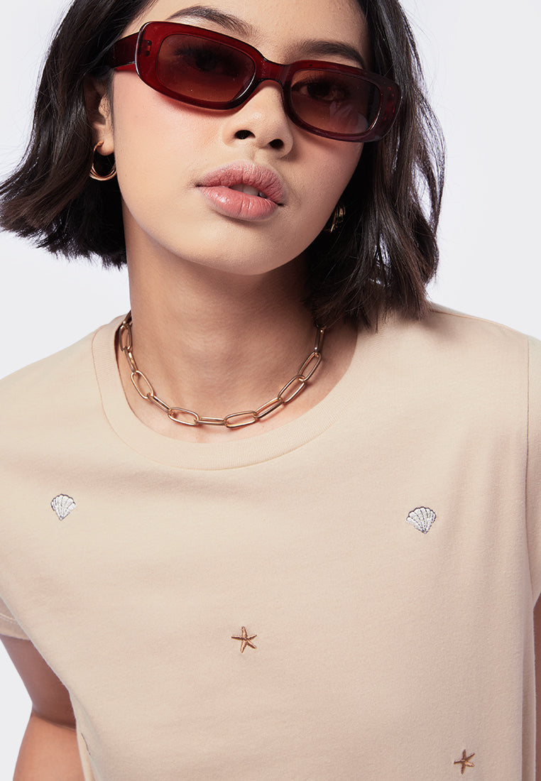 Short Sleeve Embroidered T-Shirt