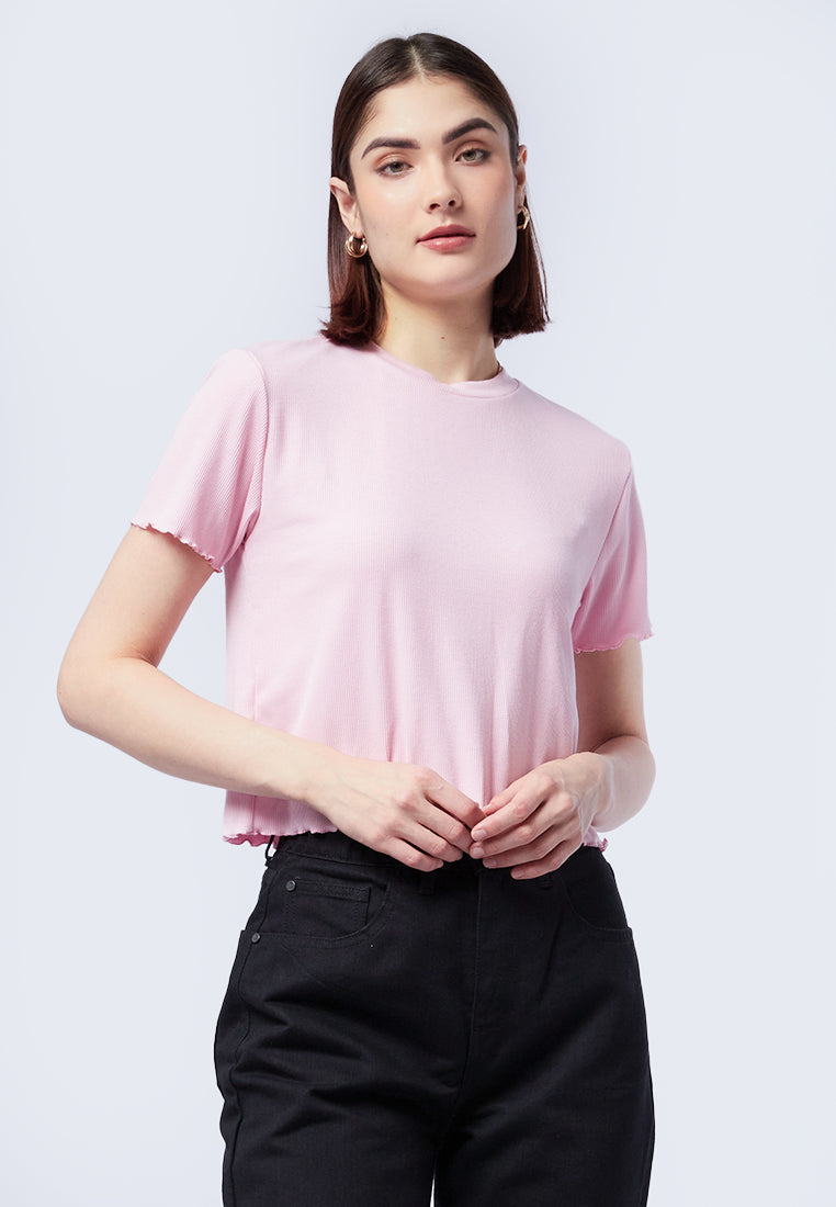 Short Sleeve Knit Top