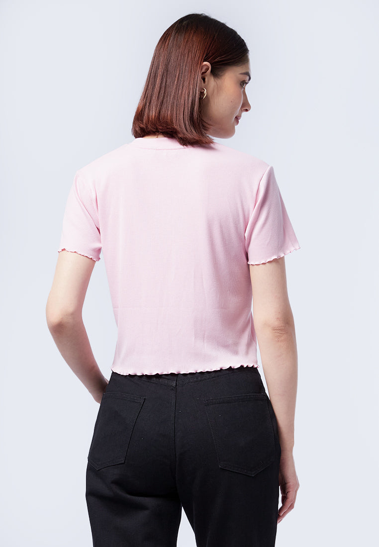 Short Sleeve Knit Top