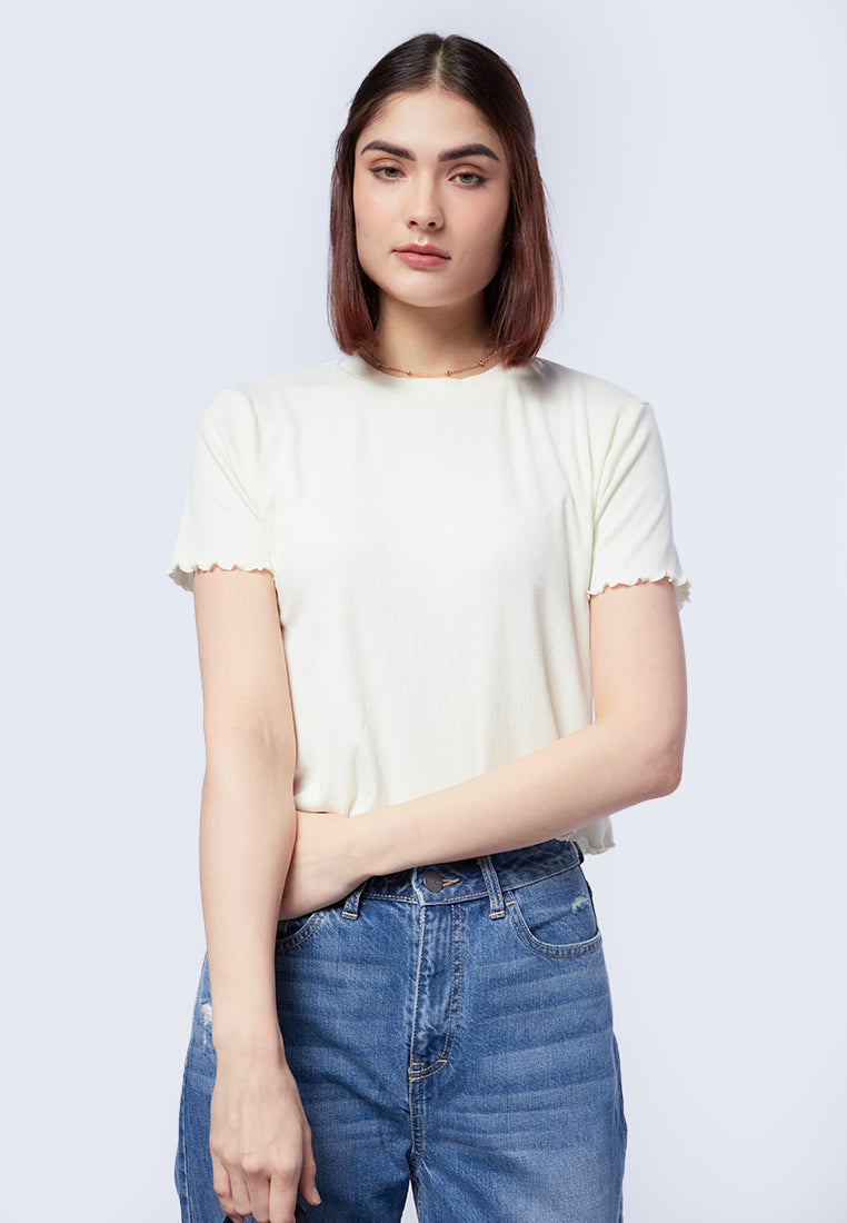 Short Sleeve Knit Top