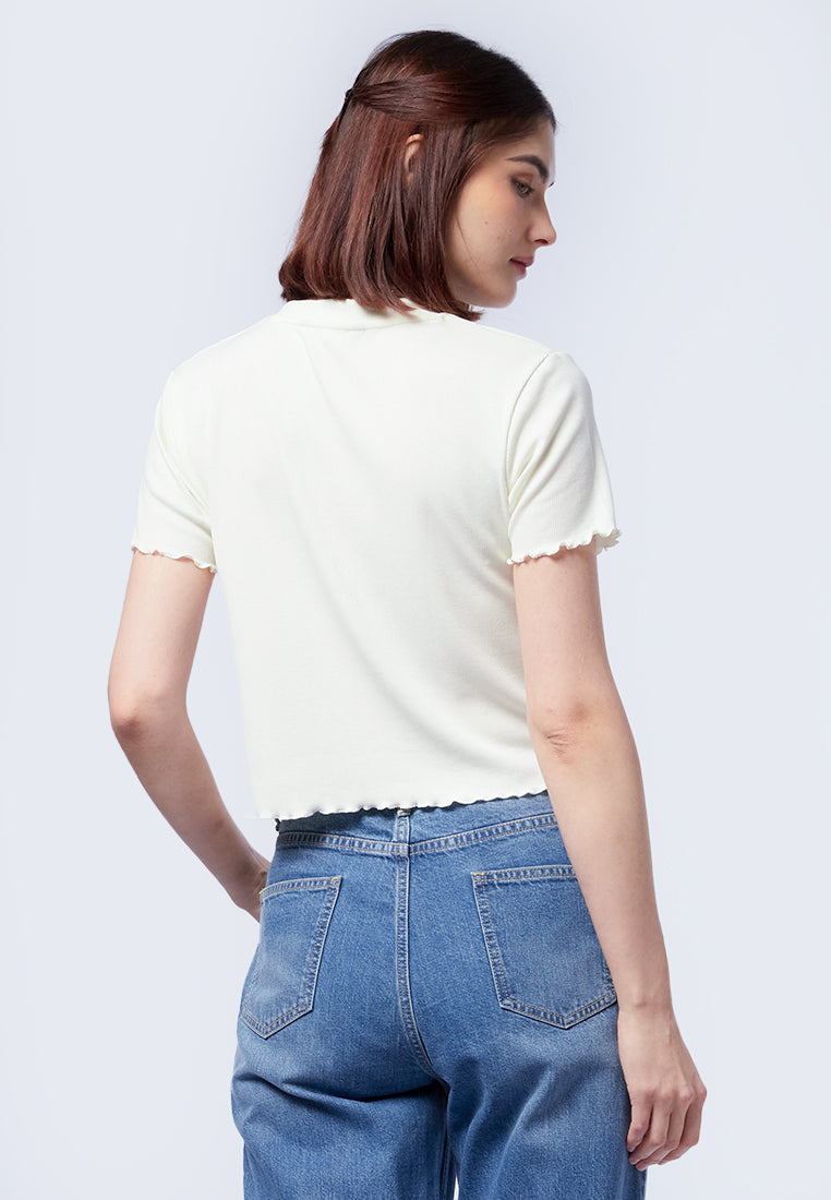 Short Sleeve Knit Top