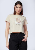 Short Sleeve Graphic Crop T-Shirt