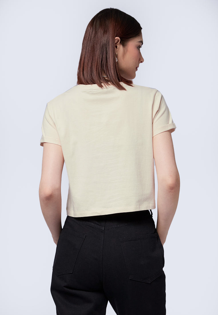 Short Sleeve Graphic Crop T-Shirt