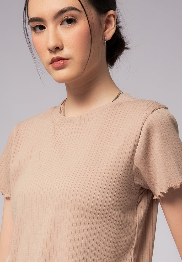 Short Sleeve Knit Top