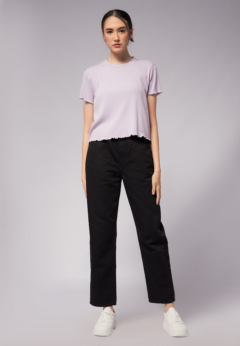 Short Sleeve Knit Top
