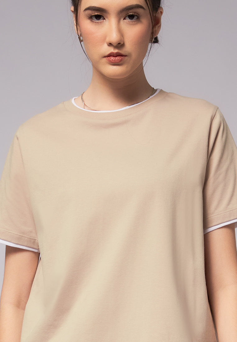 Double Layered Short Sleeve T-Shirt