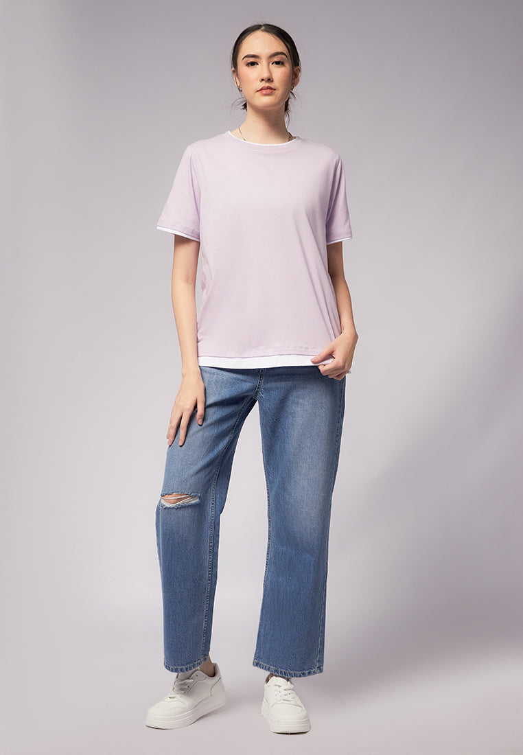 Double Layered Short Sleeve T-Shirt
