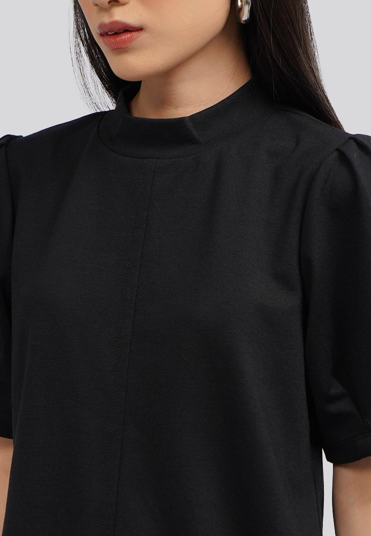 Puff Sleeve Knit Top