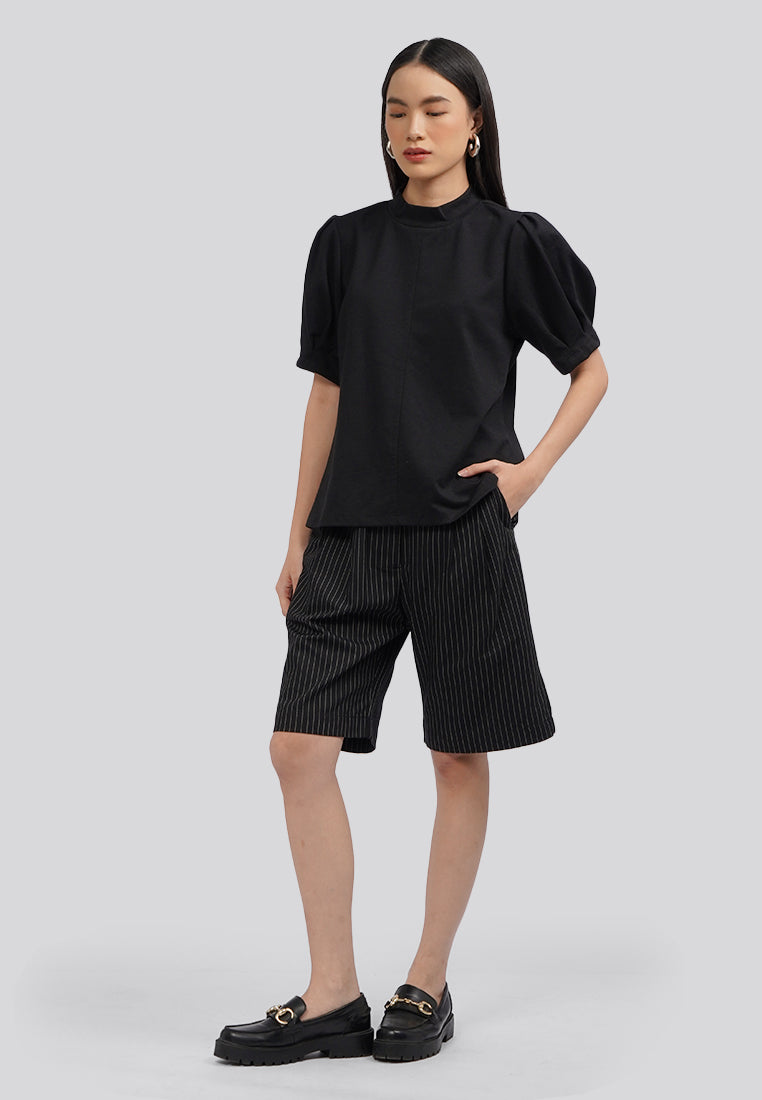 Puff Sleeve Knit Top