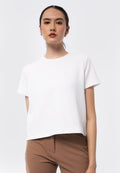 Short Sleeve Textured Top