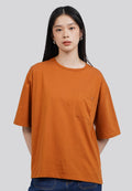 Oversized Short Sleeve T-Shirt with Pocket