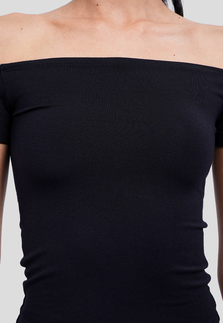 Fitted Off Shoulder Top