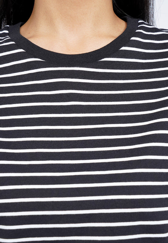 Round Neck Stripes T-Shirt