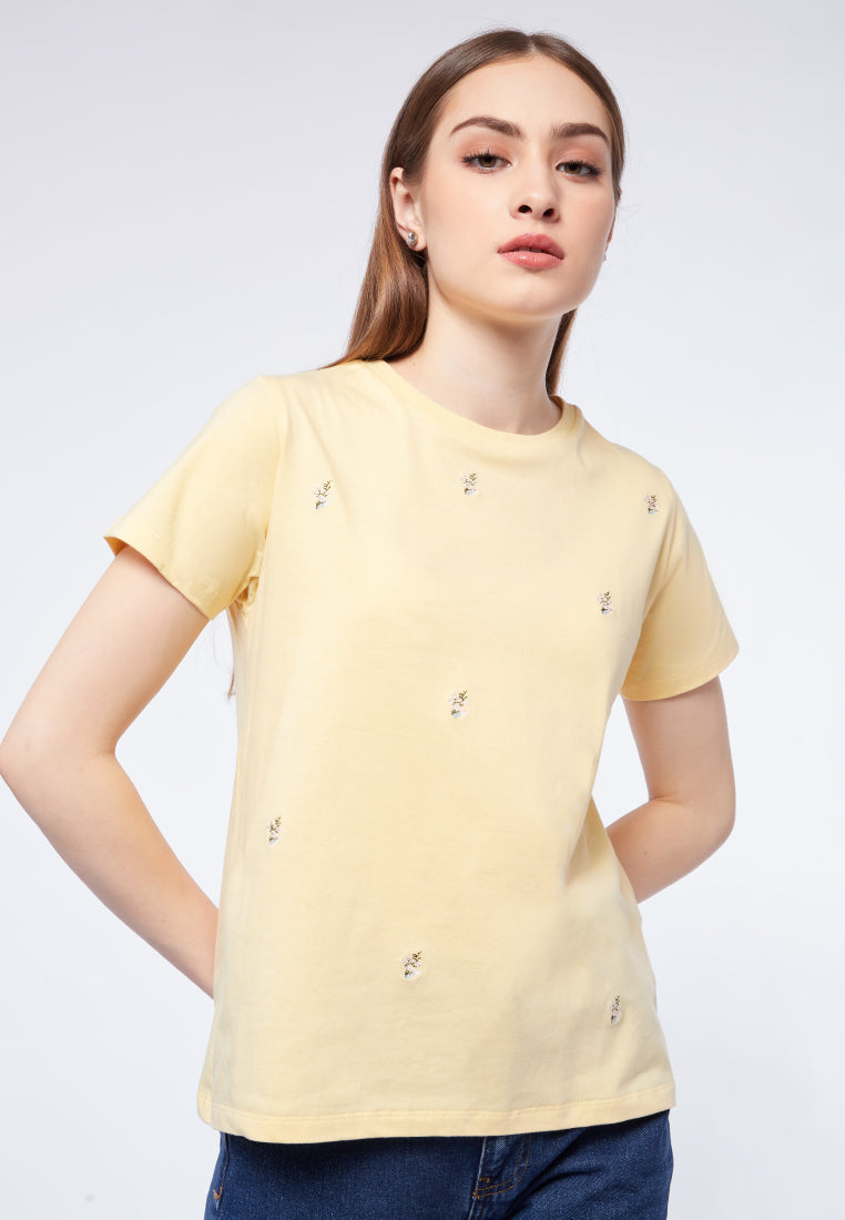 Short Sleeve Embroidered T-shirt