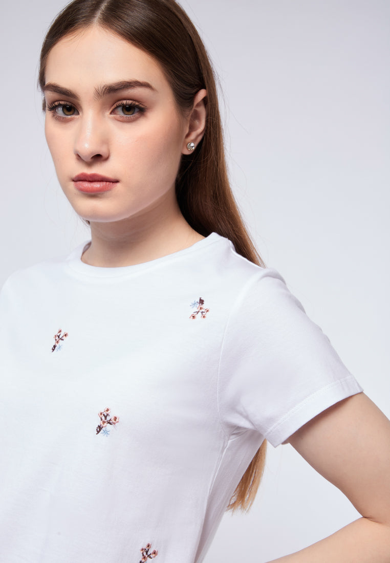 Short Sleeve Embroidered T-shirt