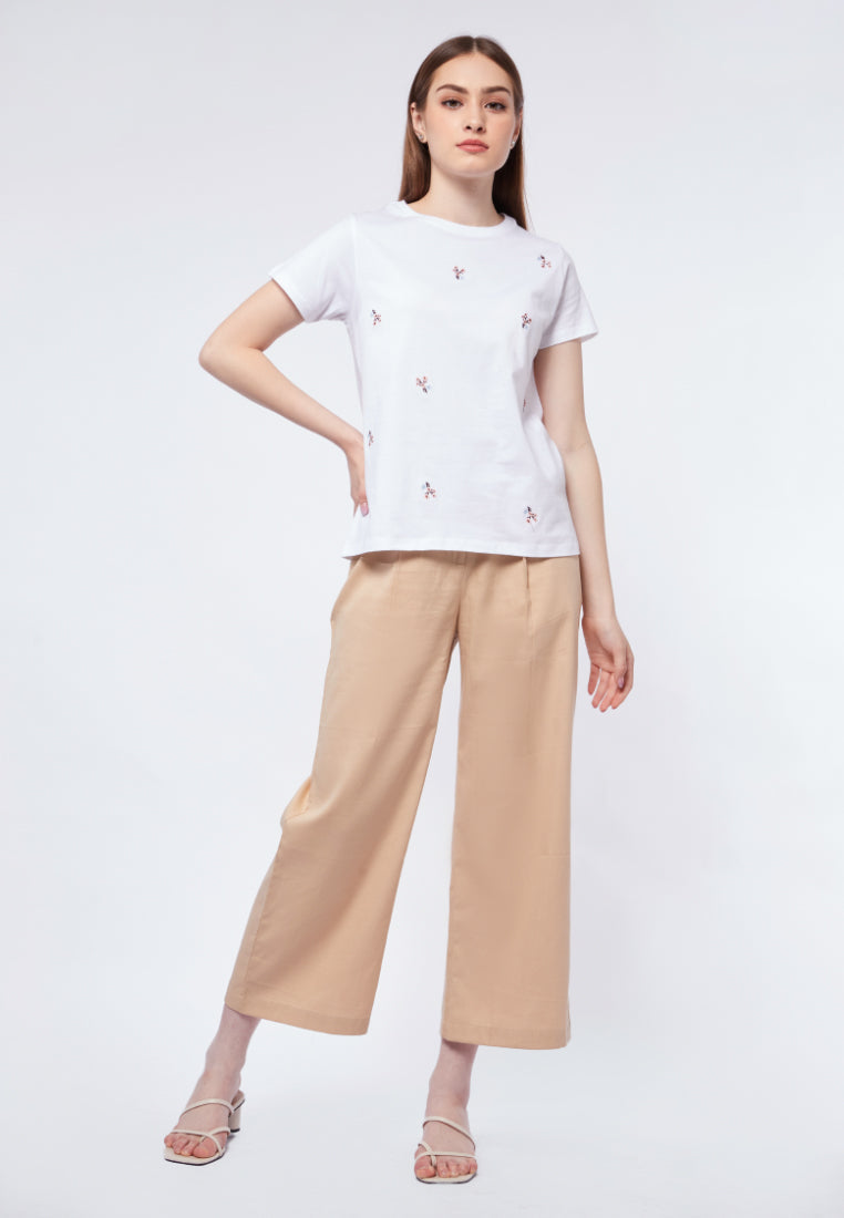 Short Sleeve Embroidered T-shirt