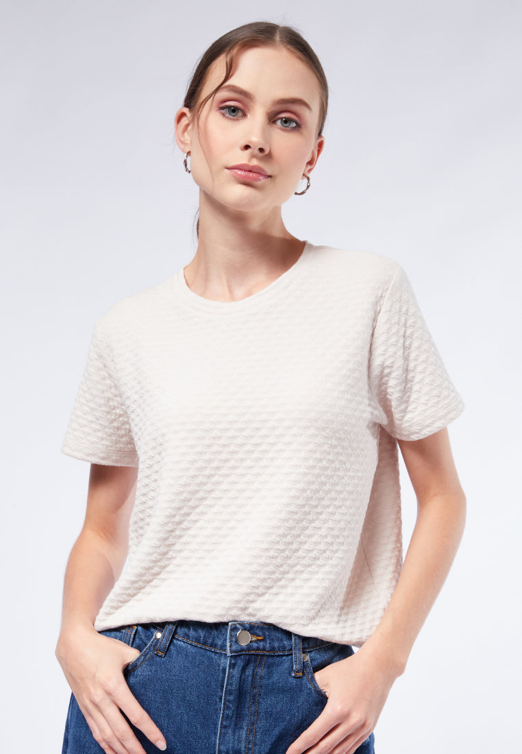 Textured Boxy Tee