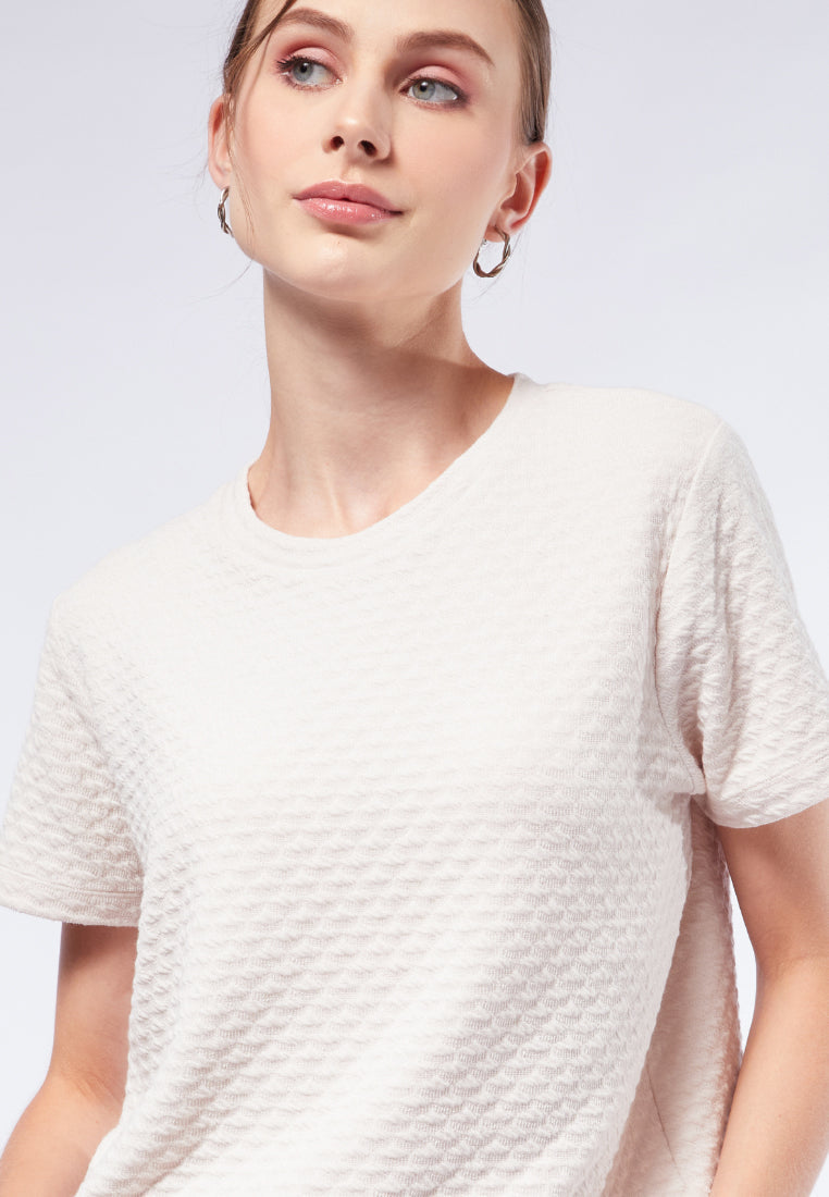 Textured Boxy Tee