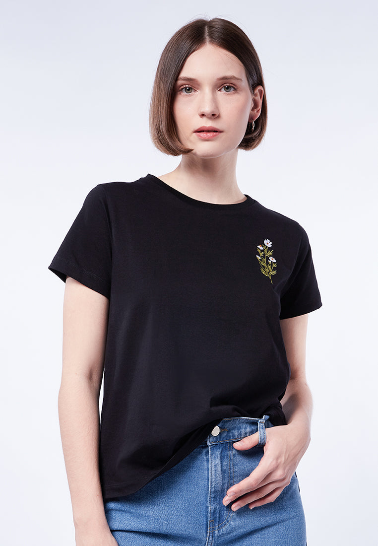 Short Sleeve Embroidered T-Shirt