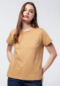 Short Sleeve Embroidery Tee