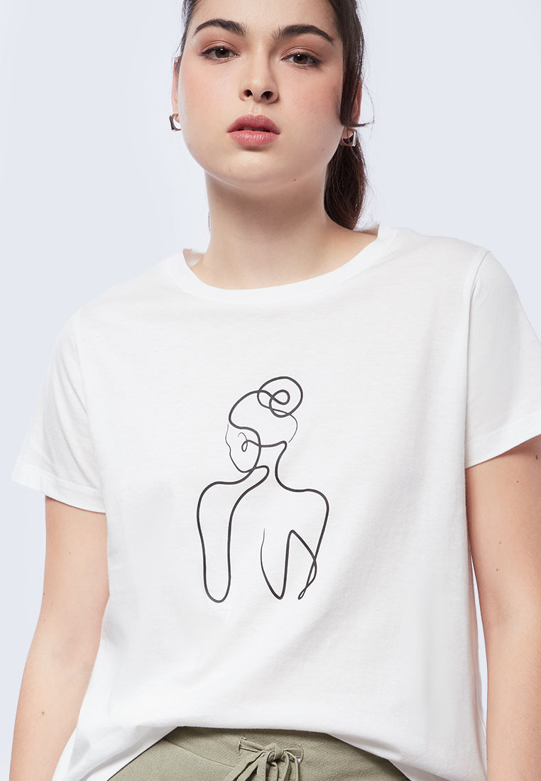 Embroidered Short Sleeve T-Shirt