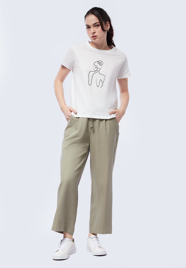 Embroidered Short Sleeve T-Shirt