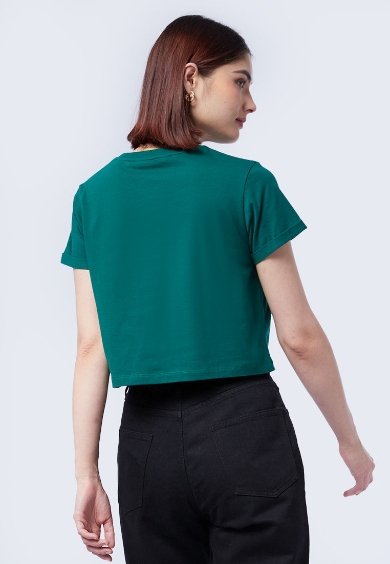 Short Sleeve Graphic Crop T-Shirt